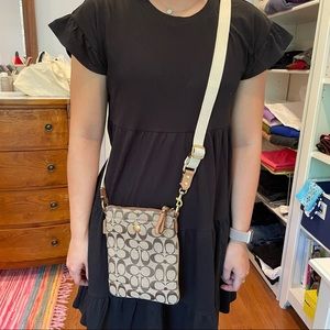Signature coach crossbody